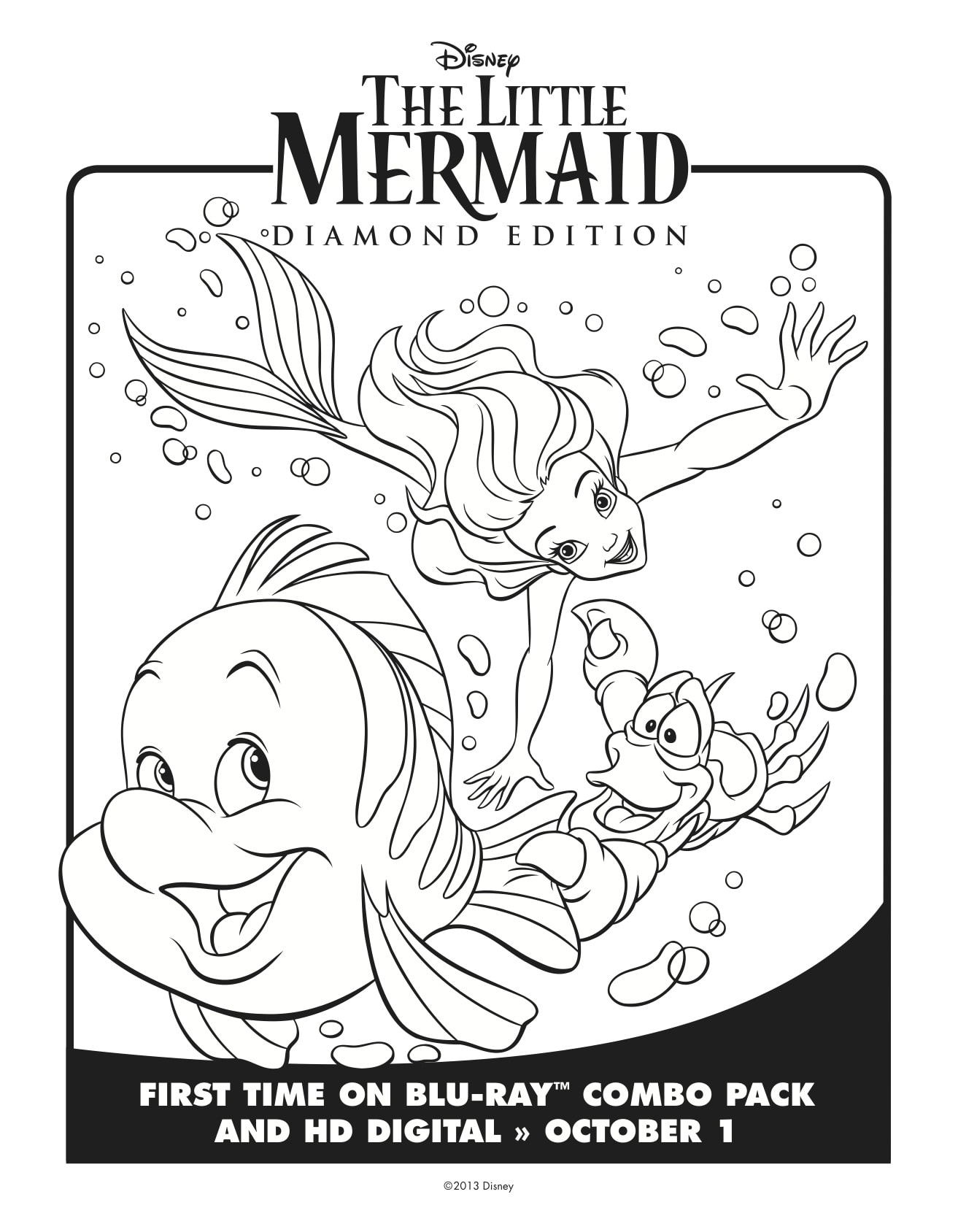 colouring pages little mermaid colouring pages little mermaid
