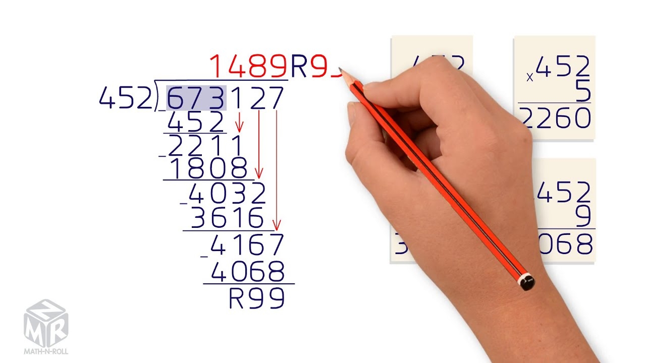 Long Division With 3 digit Divisors YouTube Long Division With 3 digit Divisors YouTube