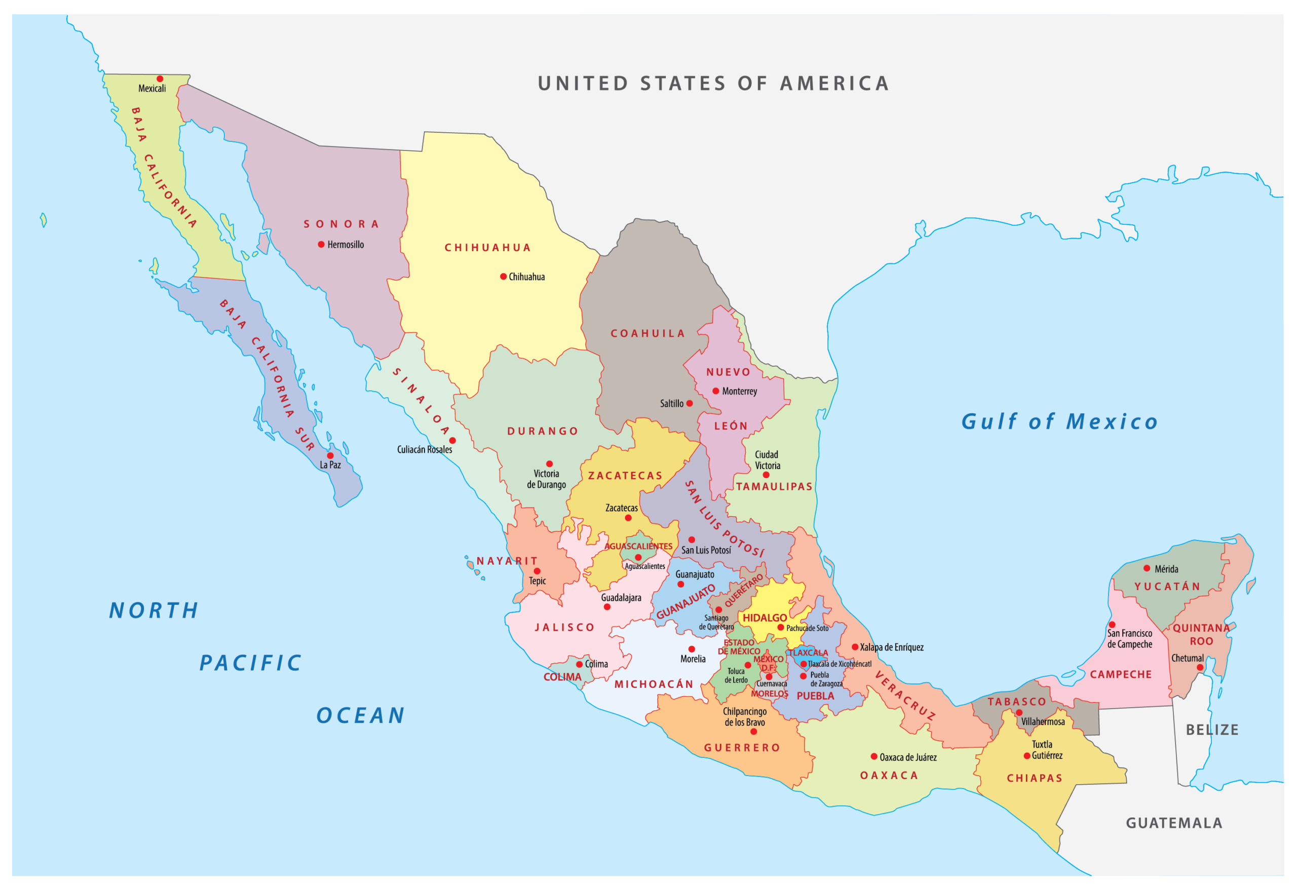 Mexico Maps Facts World Atlas