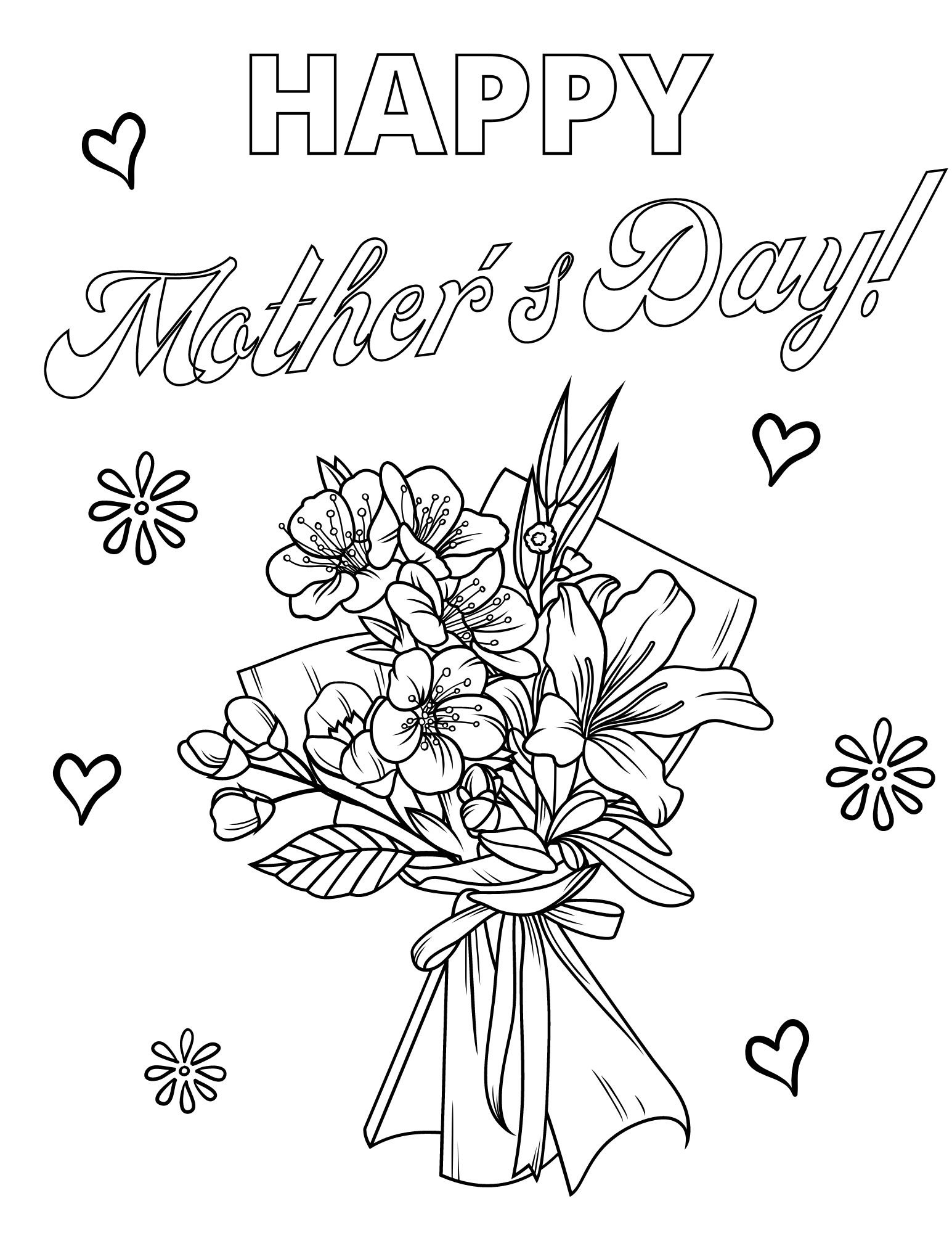 Mother s Day Coloring Page Mother s Day Printables Mother s Day Sheets Mother s Day Coloring Book For Kids Happy Mother s Day Coloring Etsy Israel