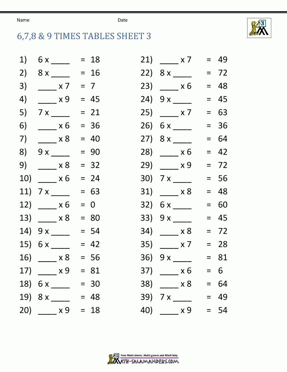 math drills multiplication worksheets math drills multiplication worksheets