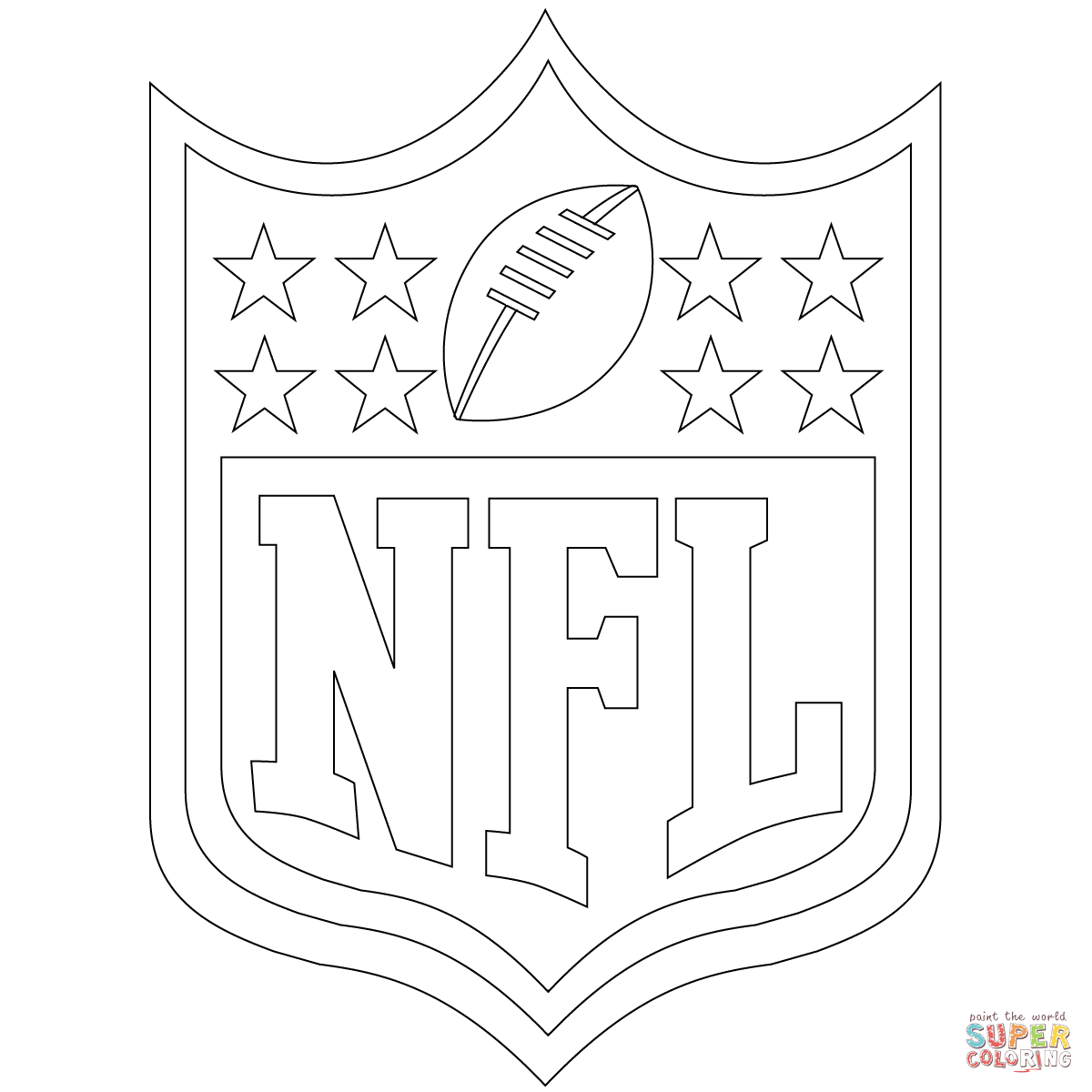 Nfl 65 Free Printable Coloring Pages