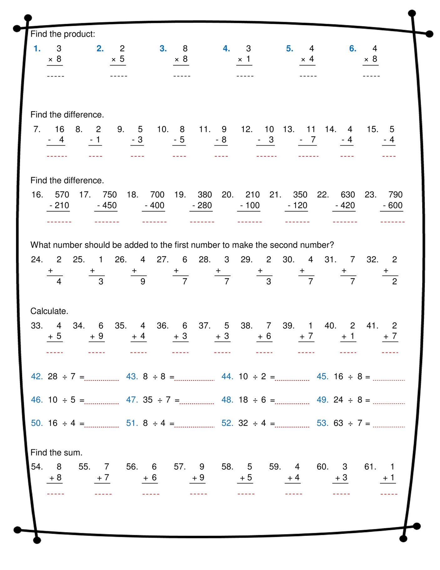 Ninalazina Addition Subtraction Multiplication Division Worksheets Pdf Upload V2 Page 2 Created With Publitas Ninalazina Addition Subtraction Multiplication Division Worksheets Pdf Upload V2 Page 2 Created With Publitas