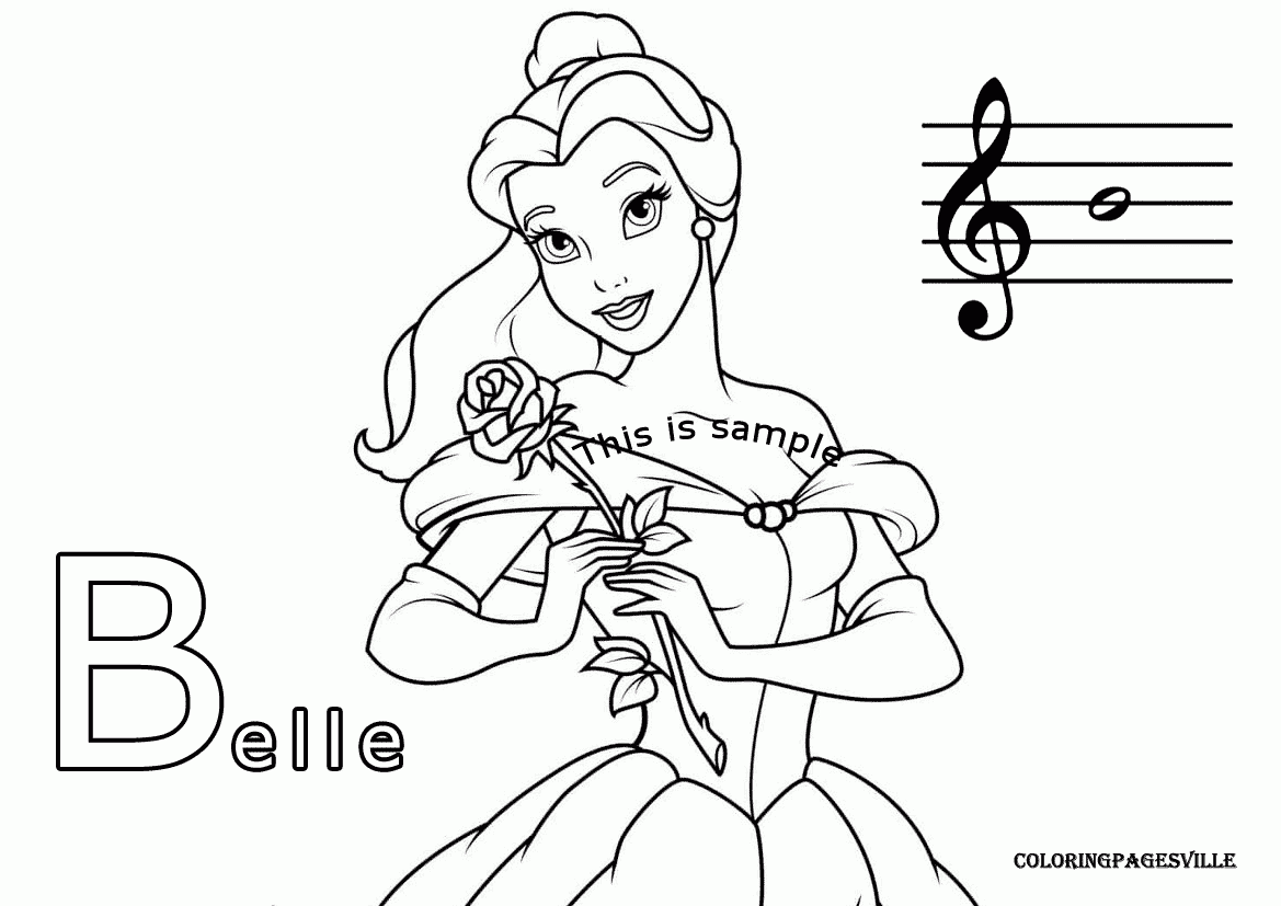 coloring pictures of belle coloring pictures of belle
