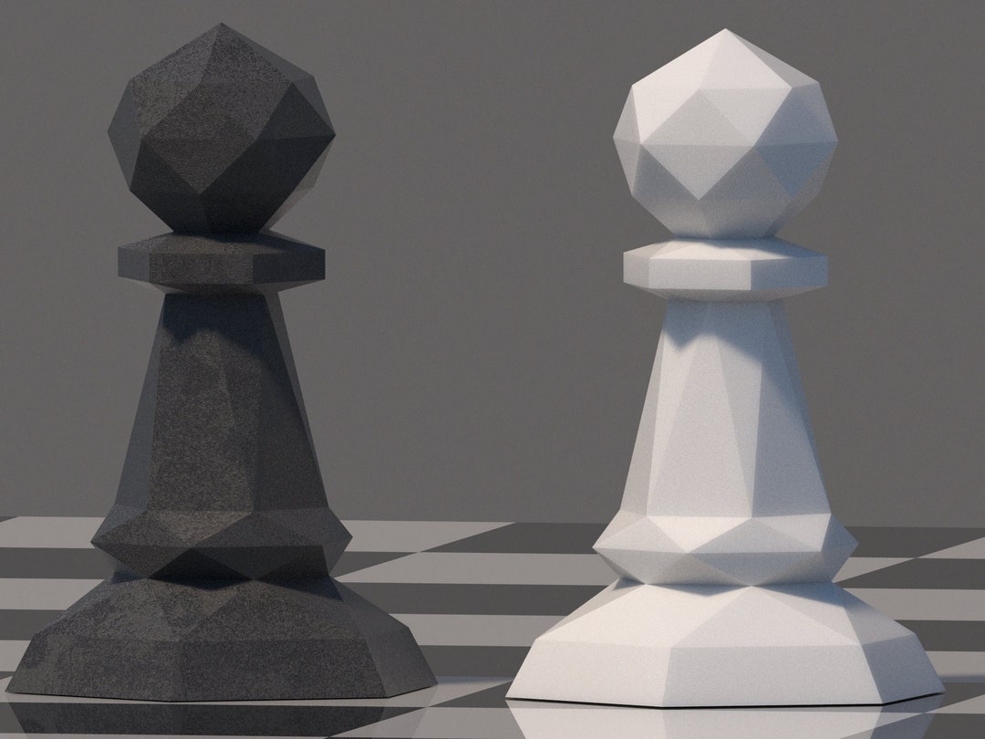 paper pawn teplate chess paper pawn teplate chess