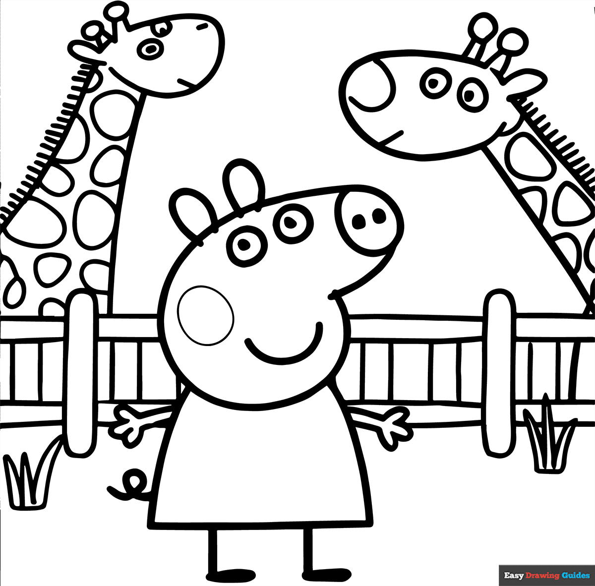 peppa pig coloring pages
