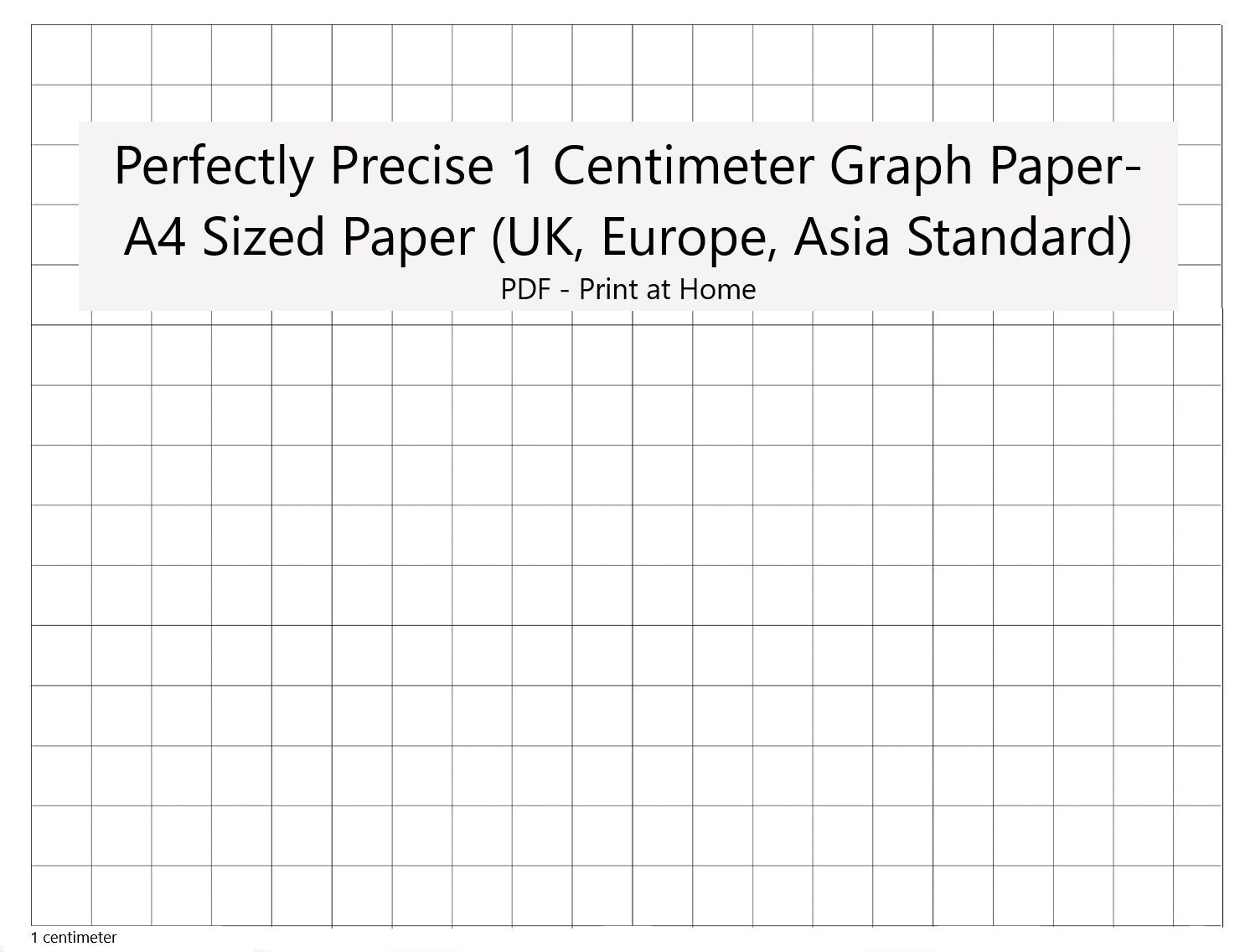 print 1 4 graph paper