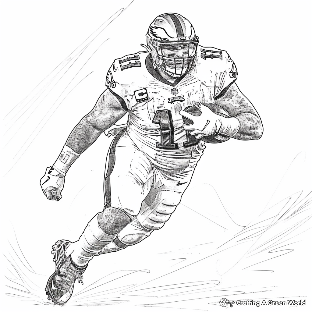 nfl player coloring pages nfl player coloring pages