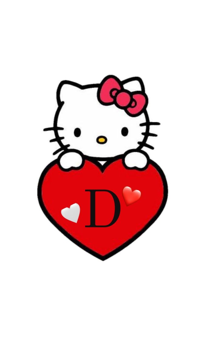 hello kitty with a heart hello kitty with a heart