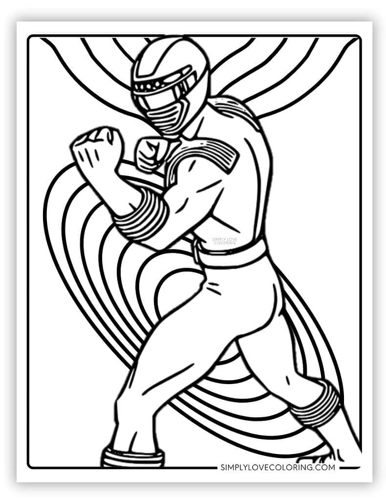 power rangers coloring pages