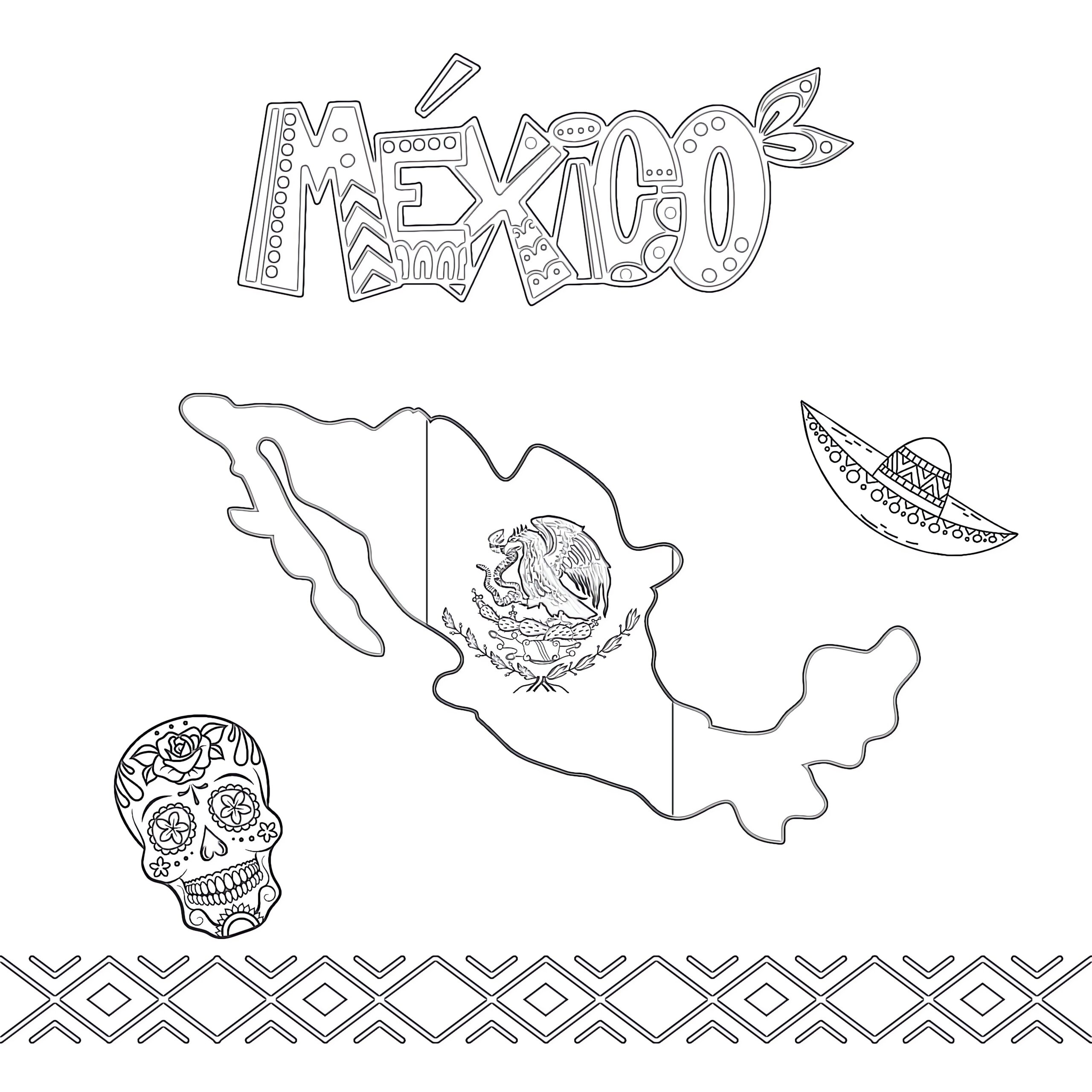 coloring pages of mexico coloring pages of mexico