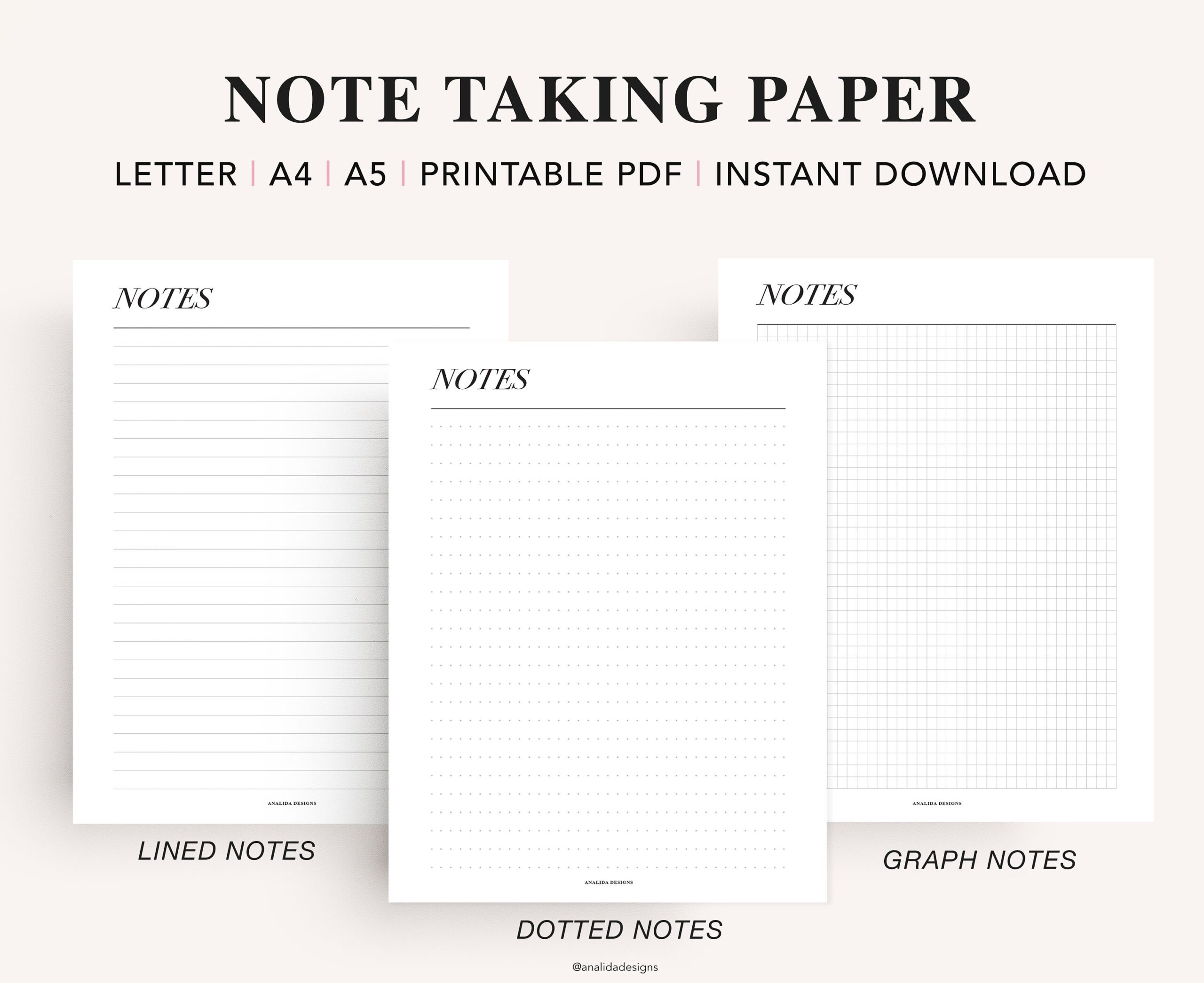 note taking graph paper note taking graph paper