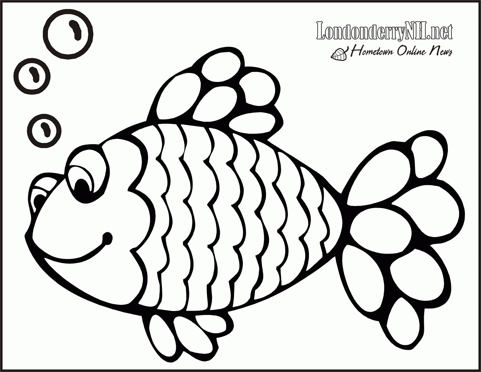 rainbow fish coloring page