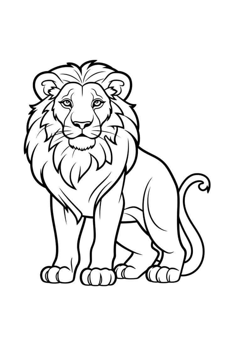 lion colouring in pages lion colouring in pages