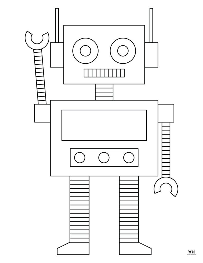 Robot Coloring Pages 26 FREE Printables Printabulls Robot Coloring Pages 26 FREE Printables Printabulls