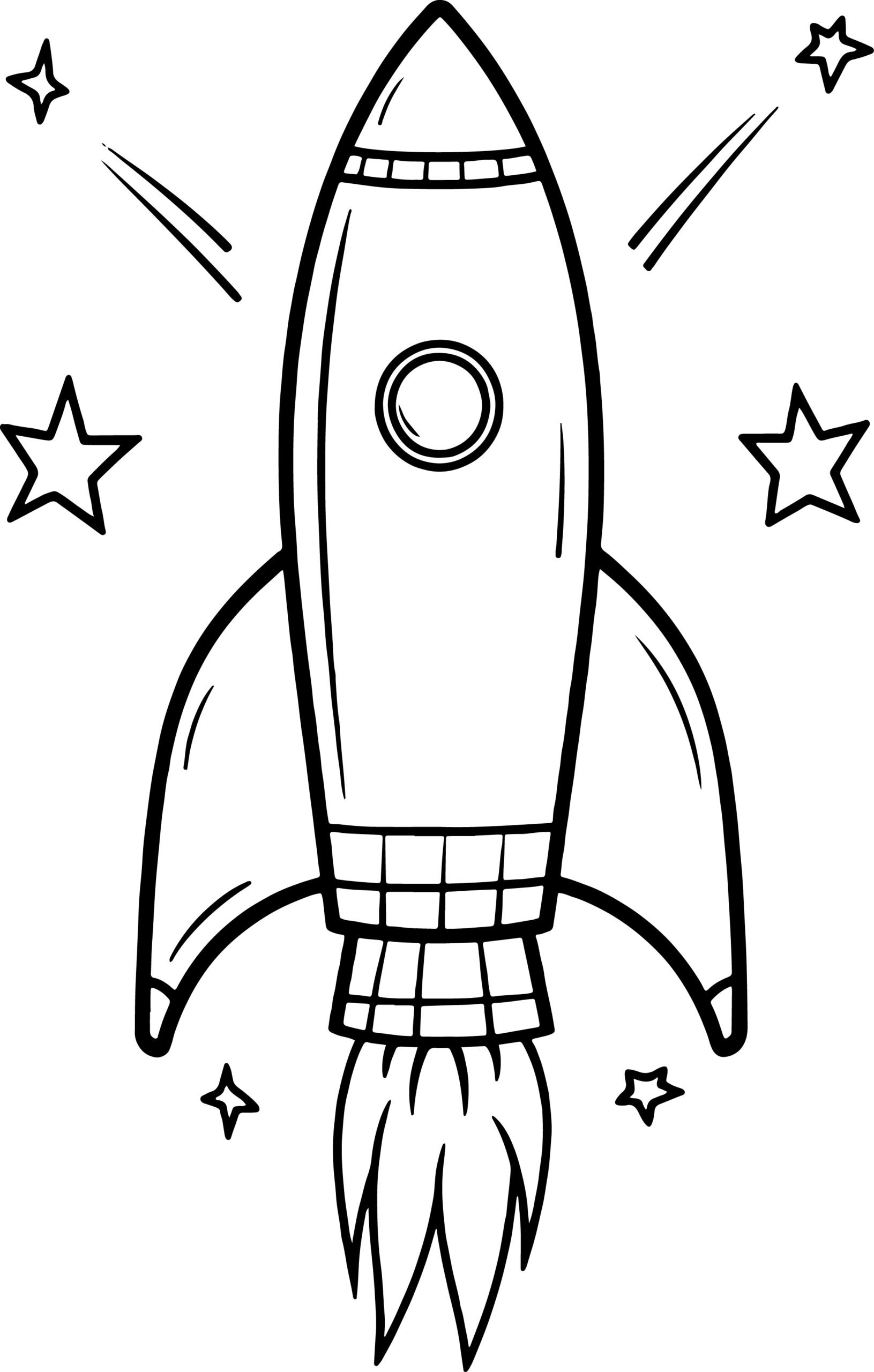 space ship coloring pages