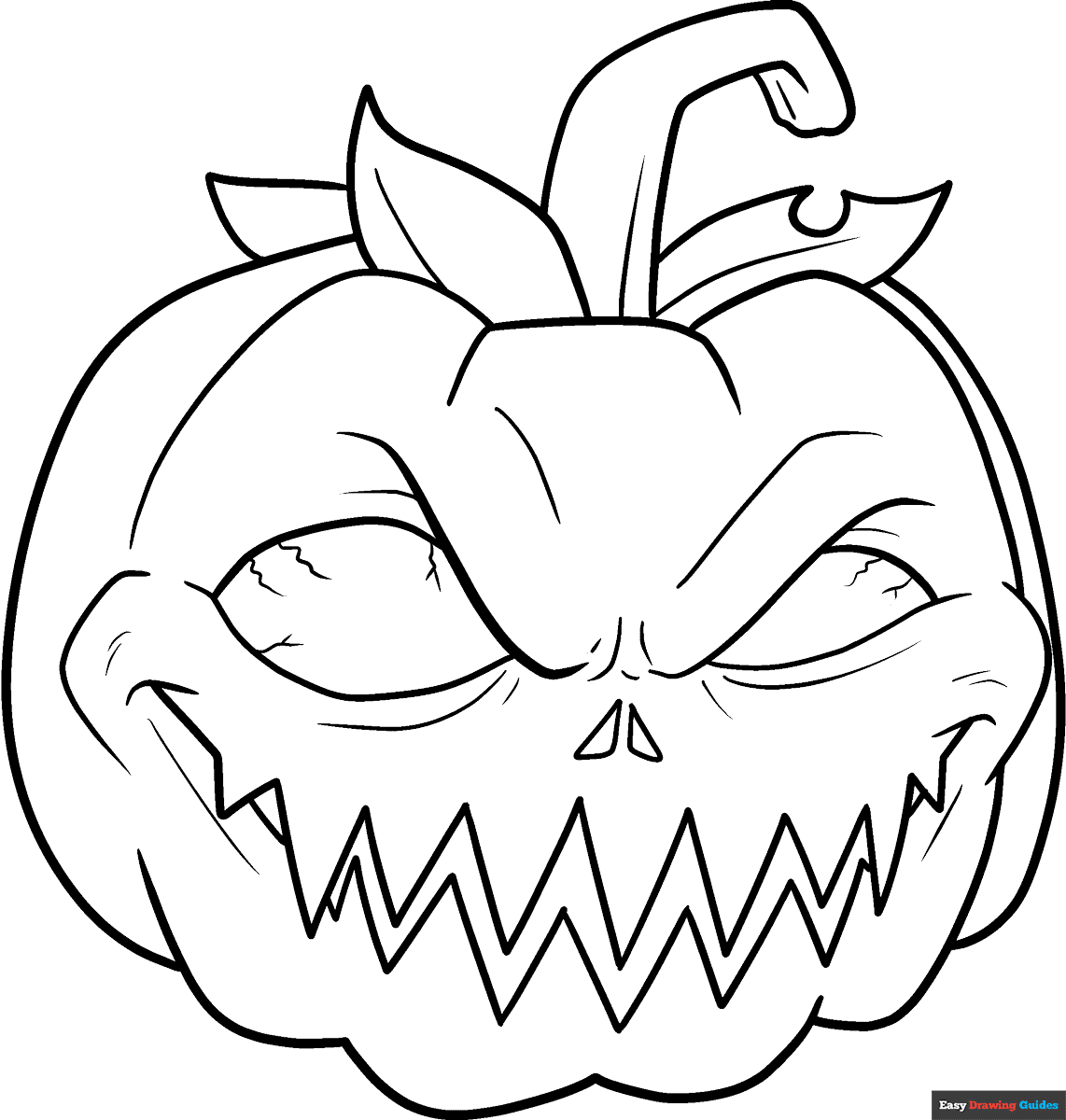 colouring pages halloween pumpkin
