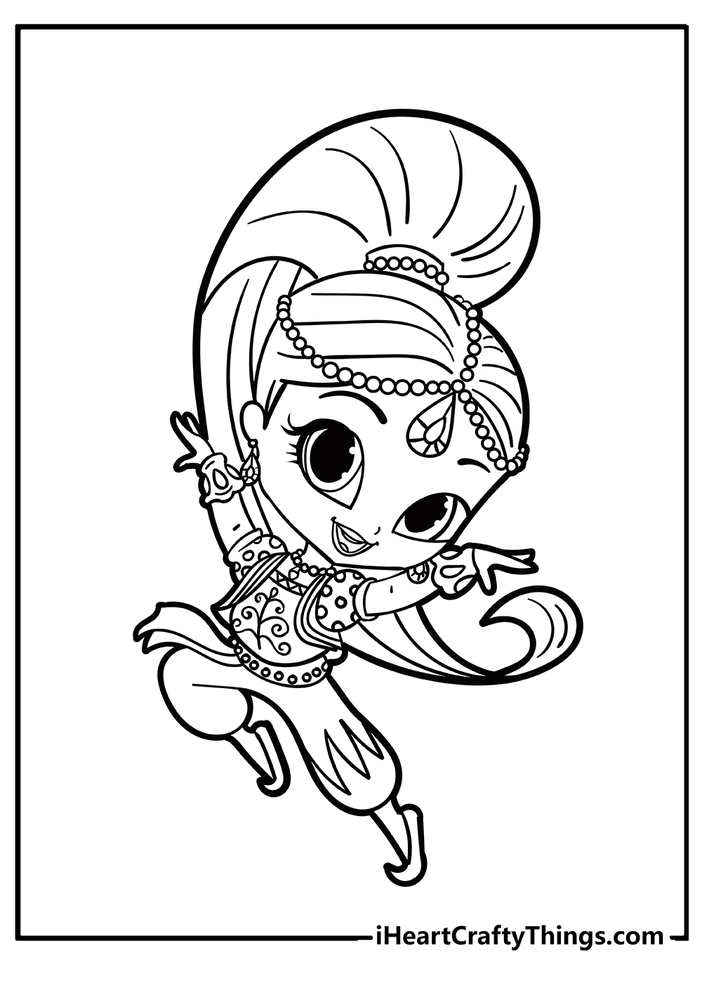 Shimmer And Shine Coloring Pages 20 Free PDF Printables