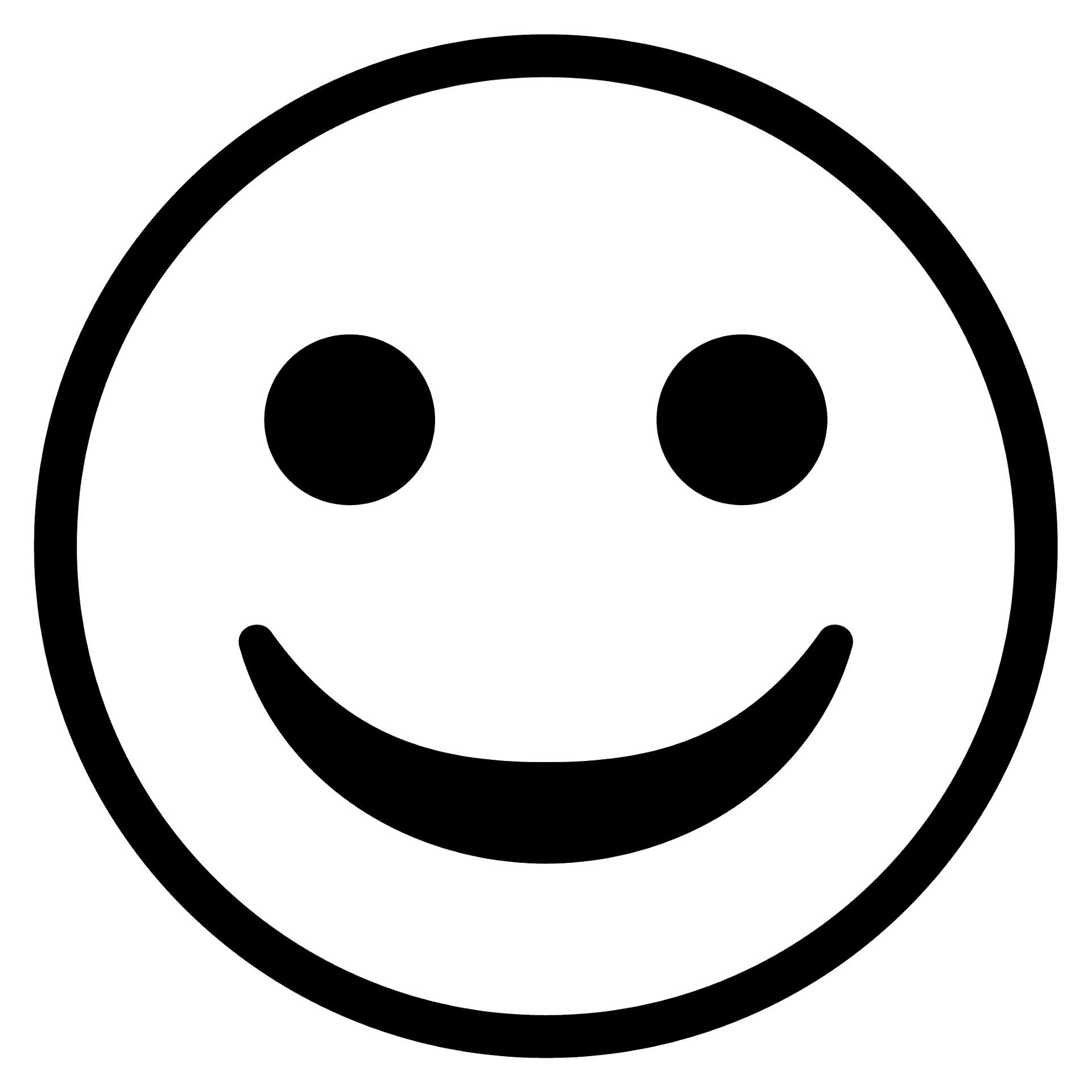 smiley face coloring page
