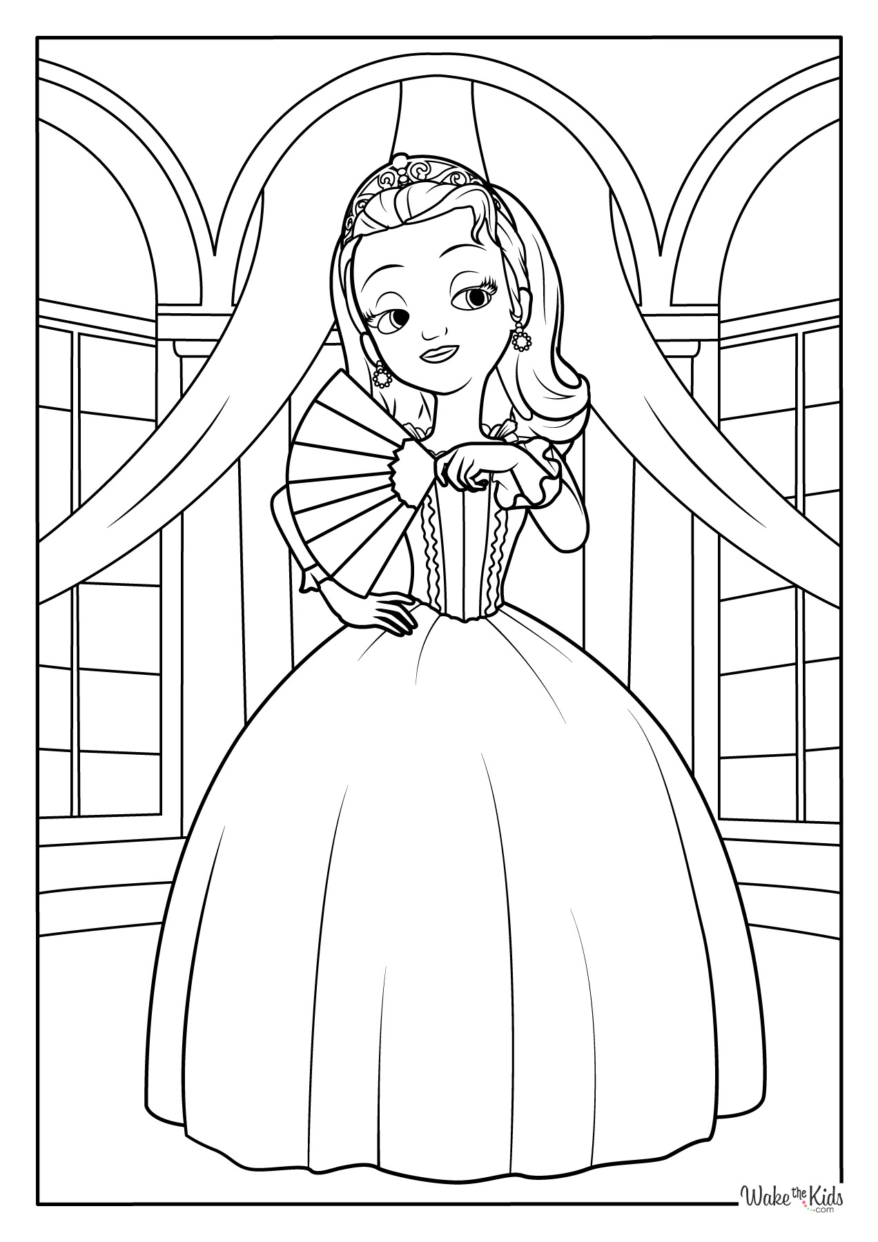Sofia The First Coloring Pages Free Printable PDFs WakeTheKids Sofia The First Coloring Pages Free Printable PDFs WakeTheKids