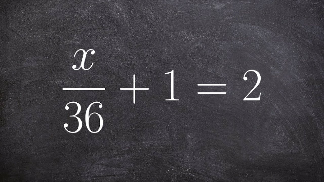 Solving A Two step Equation When Your Variable Is Being Divided YouTube