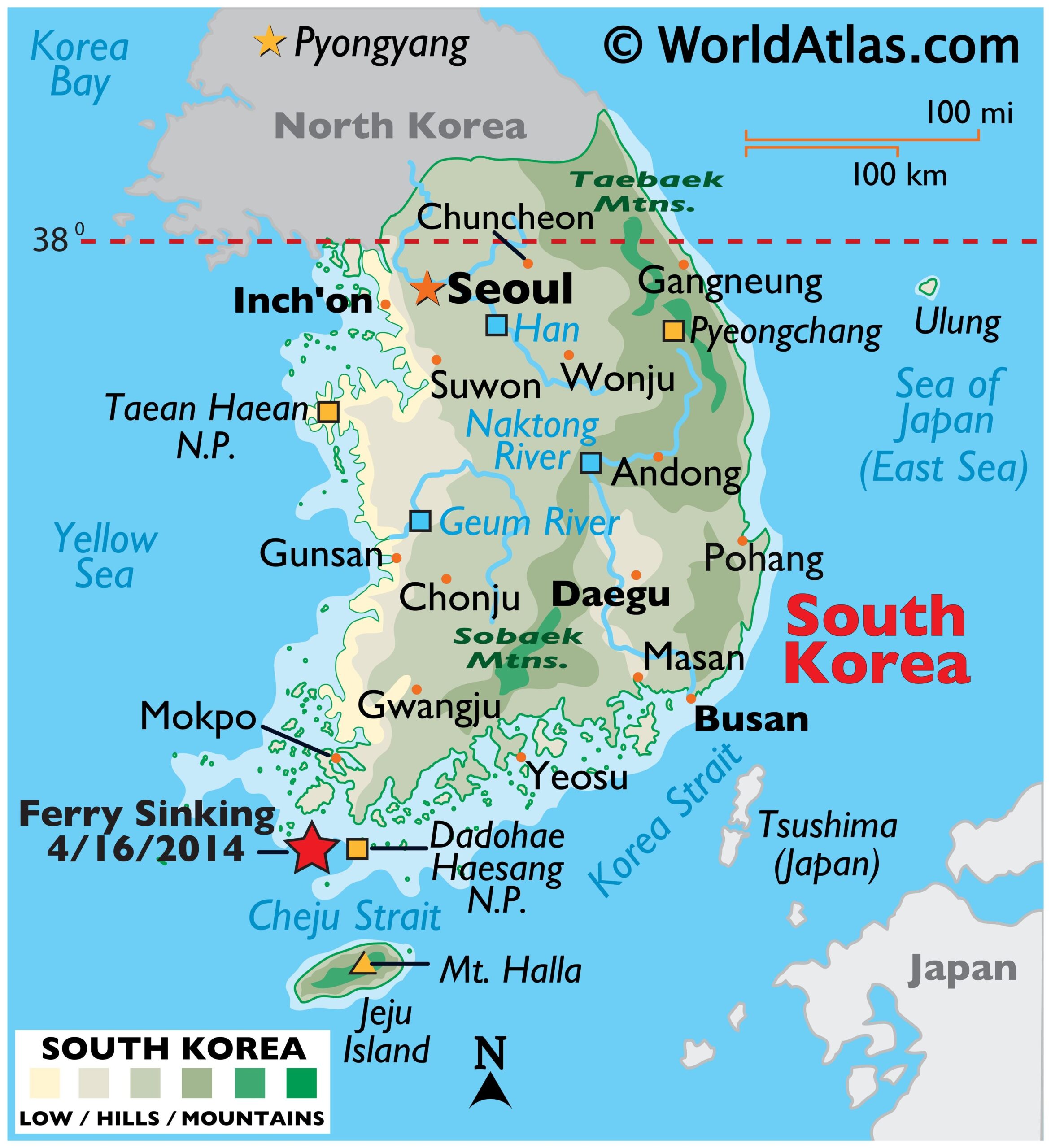 South Korea Maps Facts World Atlas South Korea Maps Facts World Atlas
