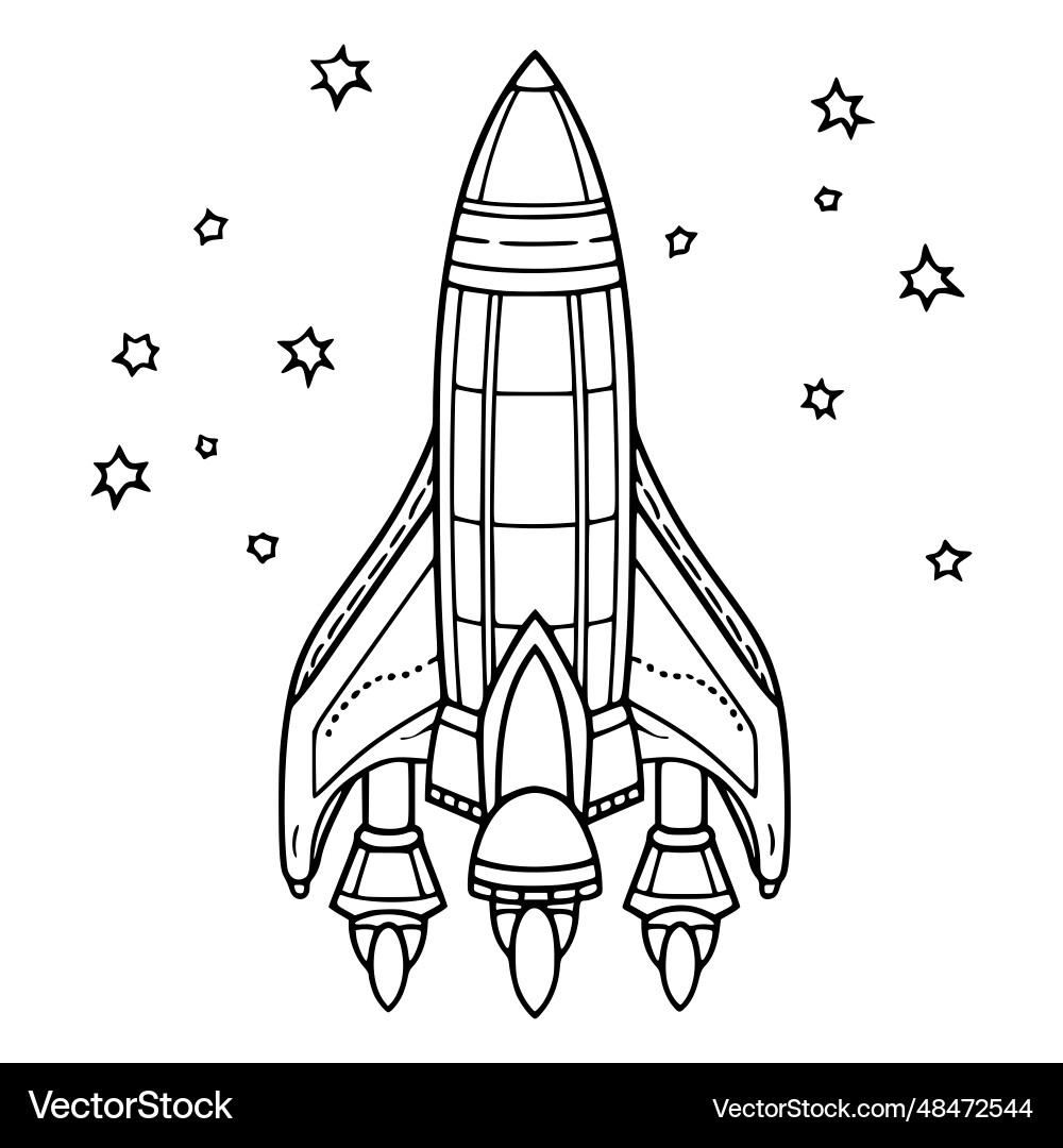 coloring pages of spaceships