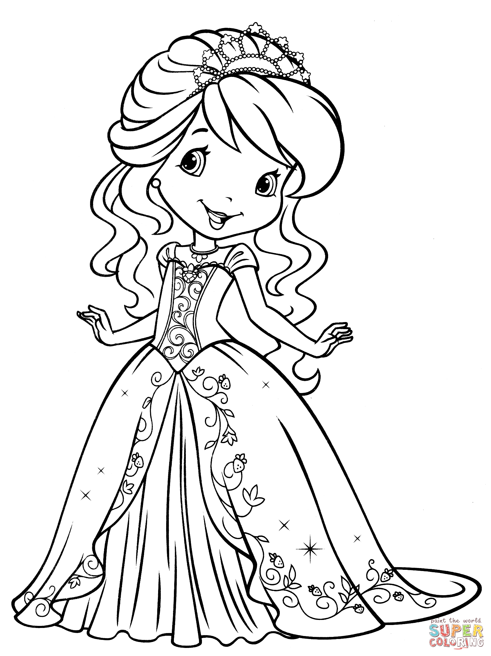 Strawberry Shortcake 30 Free Printable Coloring Pages Strawberry Shortcake 30 Free Printable Coloring Pages