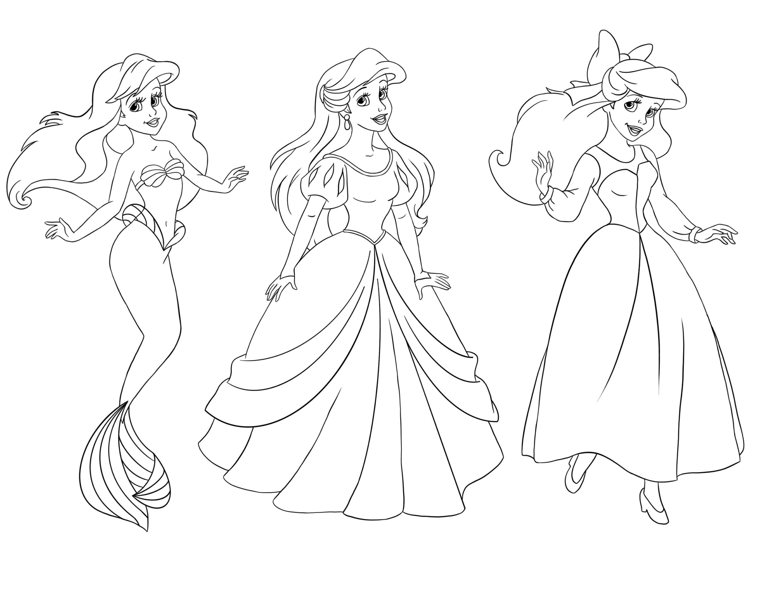 ariel mermaid coloring pages ariel mermaid coloring pages