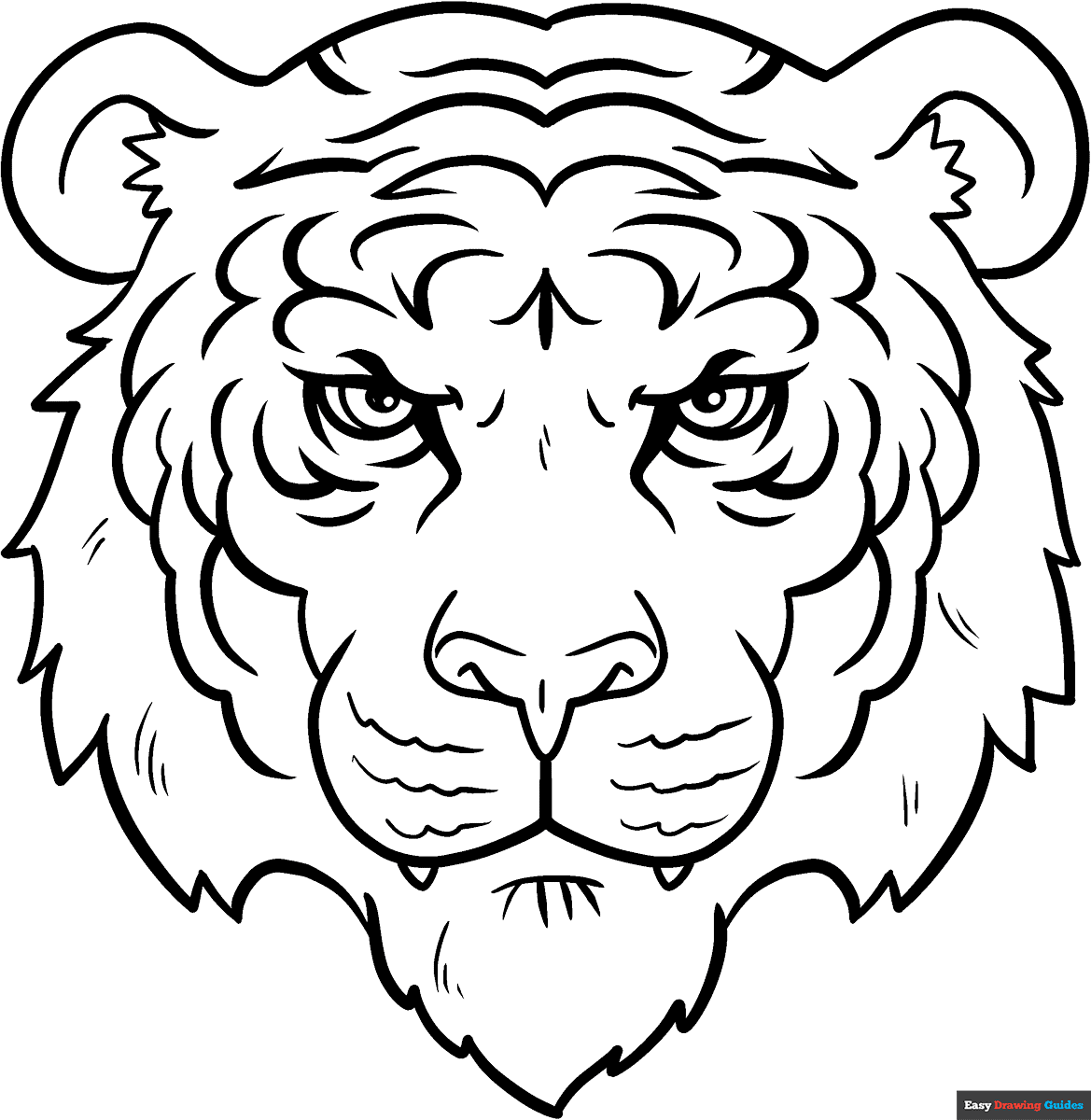 colouring pages of tiger colouring pages of tiger