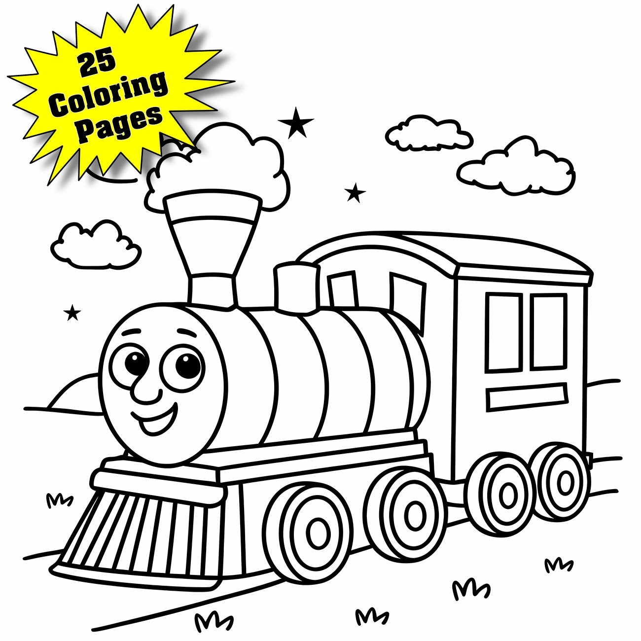coloring pages for trains coloring pages for trains