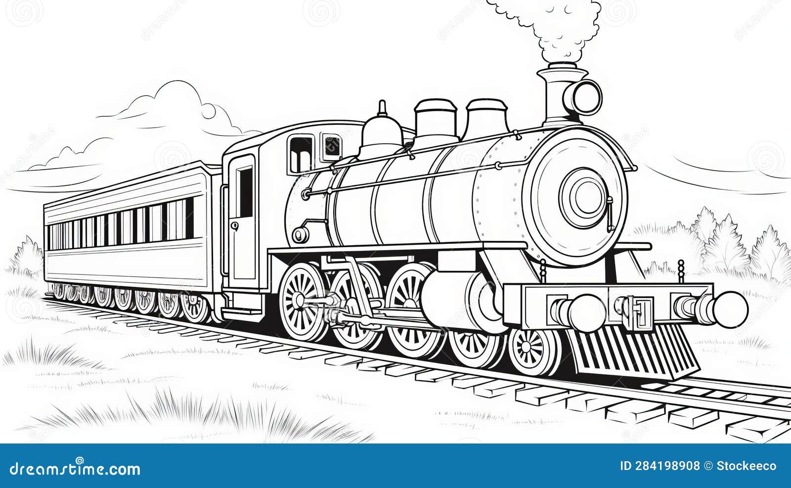 colouring pages of train colouring pages of train