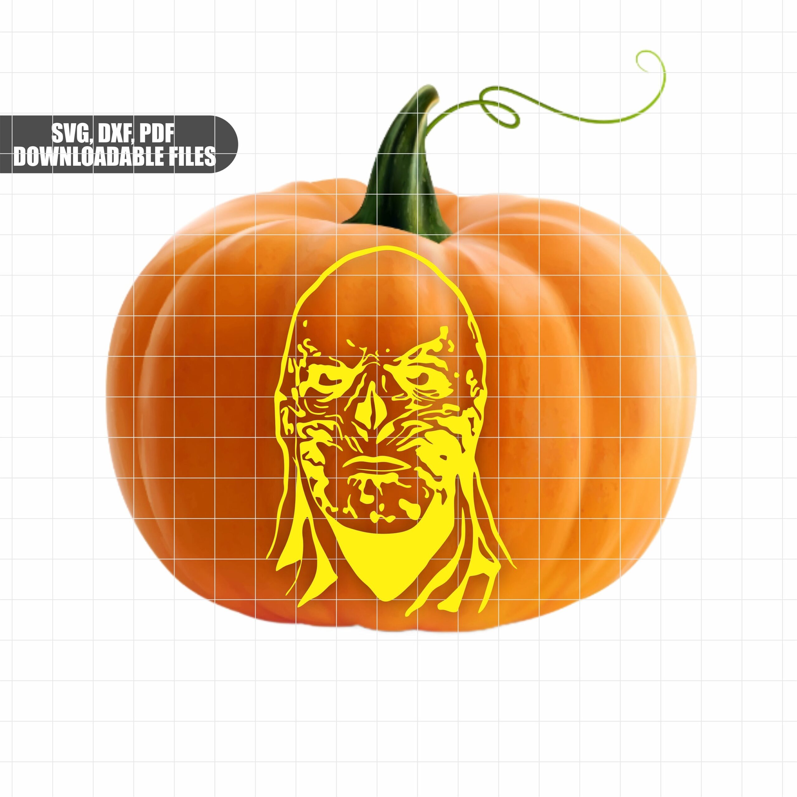 stranger things pumpkin stencil