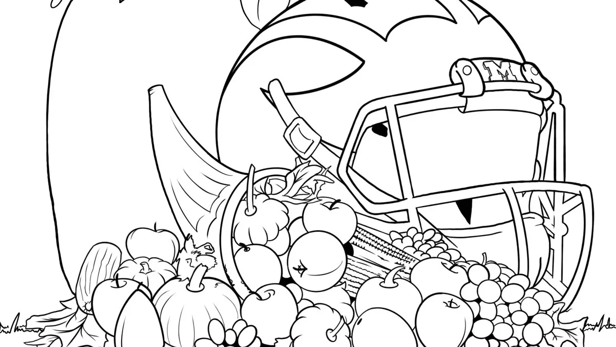 football coloring pages printable