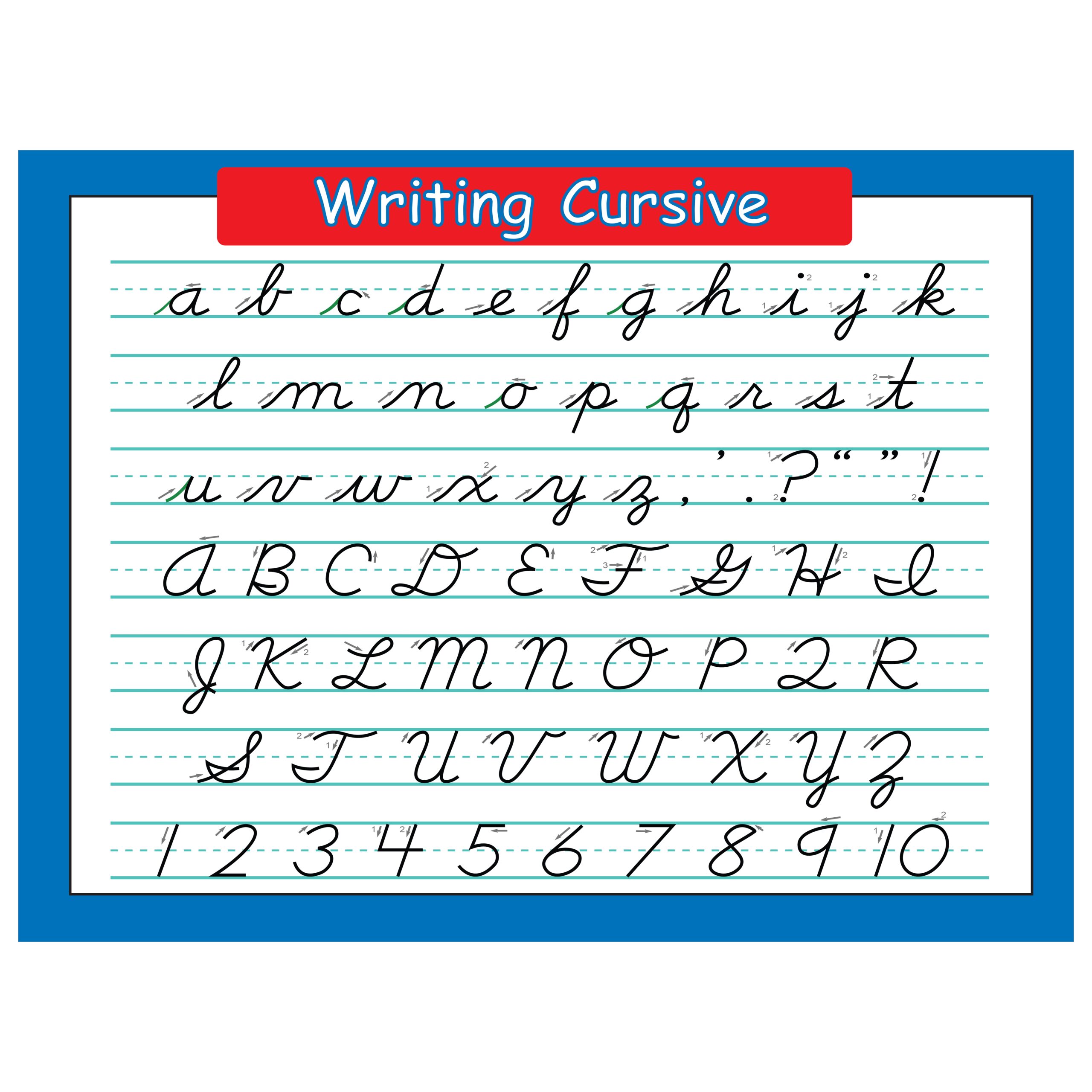 learning to write cursive