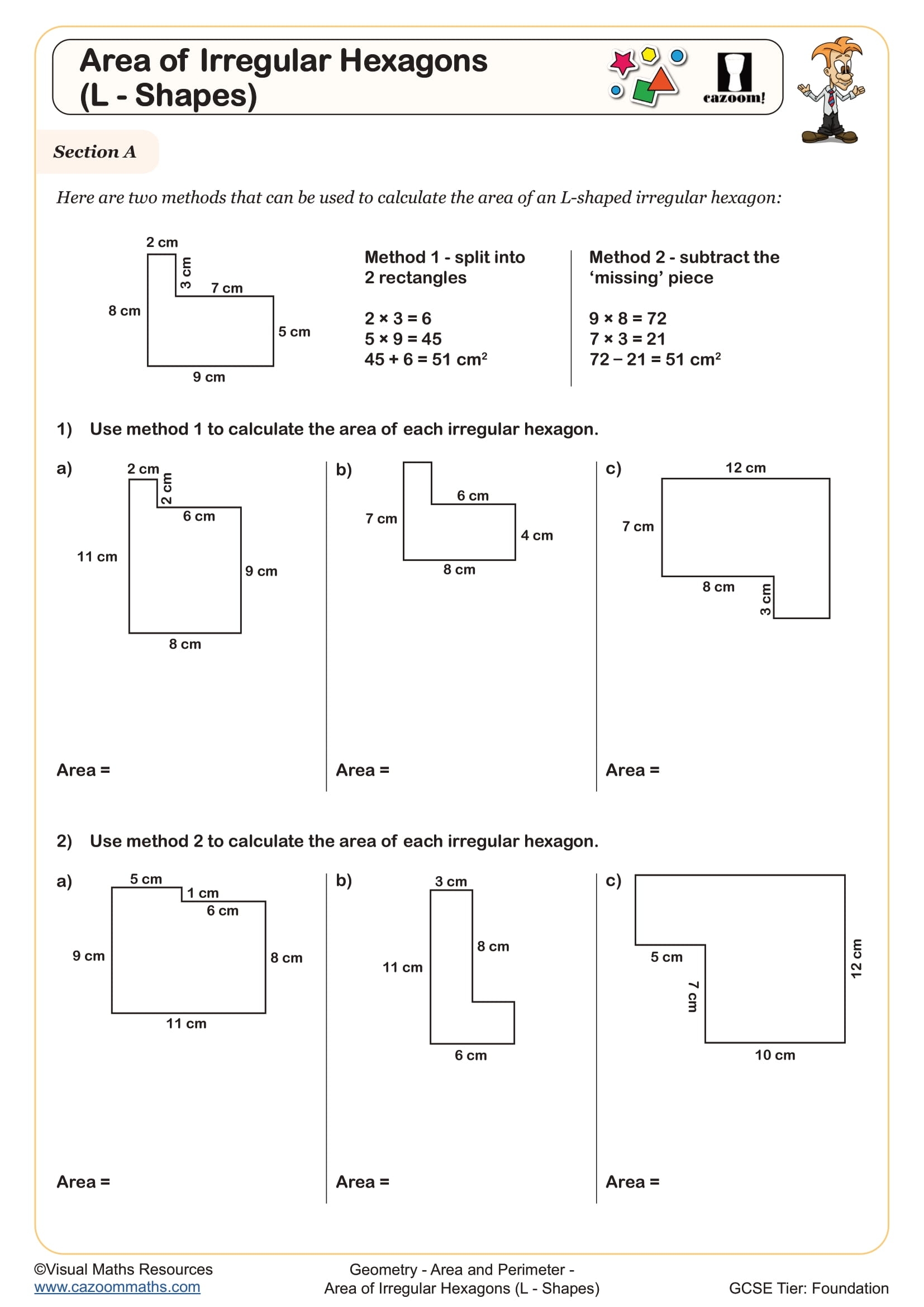 area and perimeter worksheets pdf